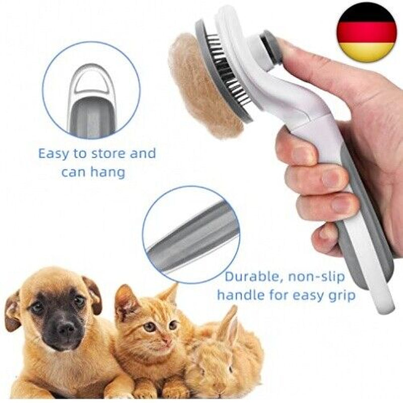 Cat brush, self-cleaning ( Katzenbürste, Selbstreinigen )