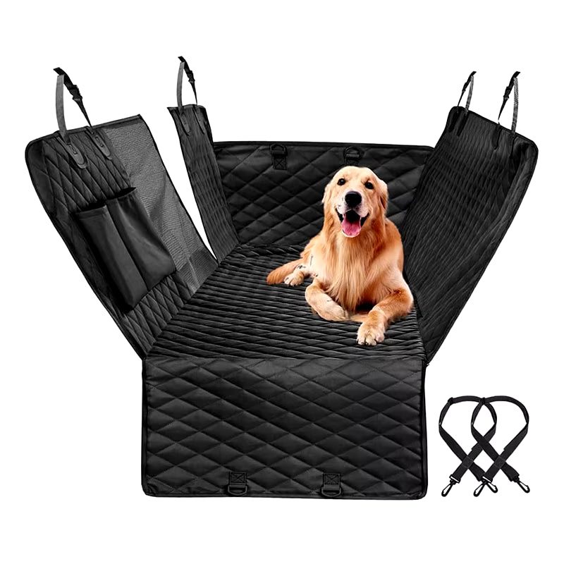 143×153CM Double Zipper Car Pet Seat Pad Waterproof Dirt Resistant Suitable Multiple Models Solid Color Cars Rear Seats Cushion