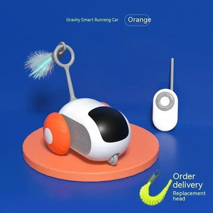 Interactive Smart Cat Toy Car and Automatic Moving Remote Control Ball for Indoor Pets