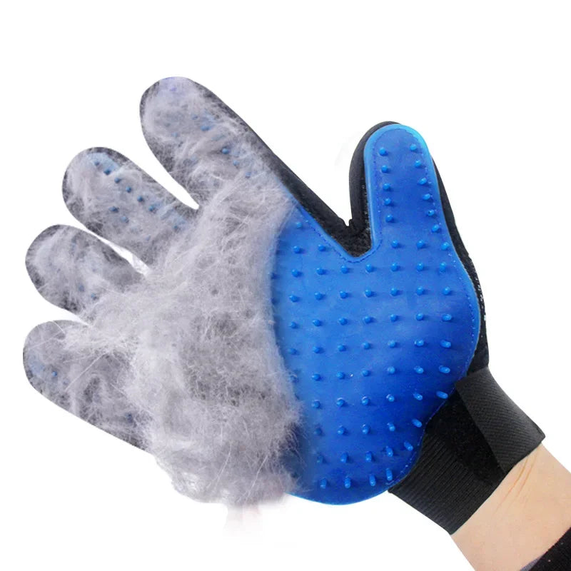 Cat Grooming Glove Cat Brush Hair Comb Glove Silicone Comb for Cats Hair Remove Dog Massage Glove Pet Dog Bath Cleaning Supplies