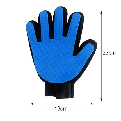 Cat Grooming Glove Cat Brush Hair Comb Glove Silicone Comb for Cats Hair Remove Dog Massage Glove Pet Dog Bath Cleaning Supplies