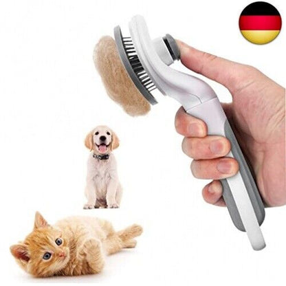 Cat brush, self-cleaning ( Katzenbürste, Selbstreinigen )